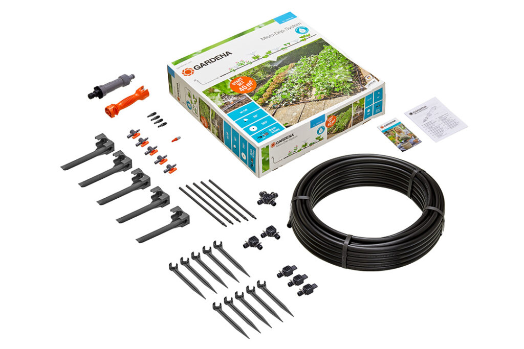 The 40-square metre starter kit of GARDENA Micro Drip System